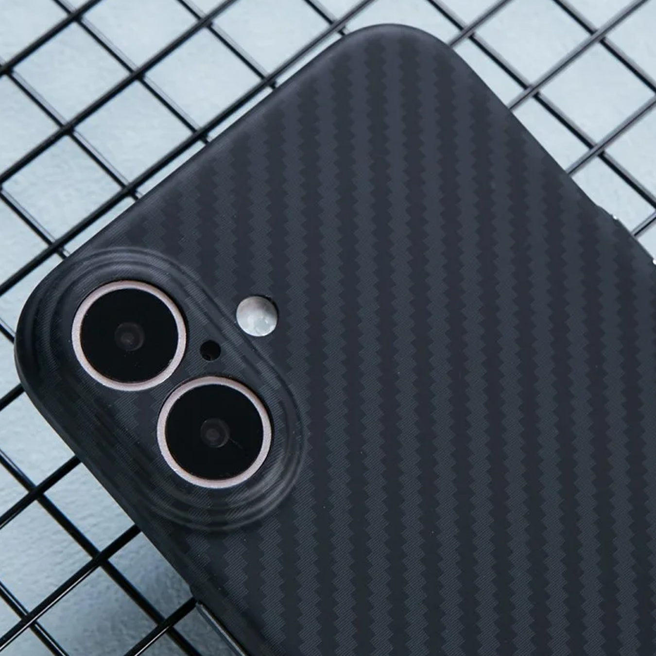 iphone 16 plus back cover carbon fiber case