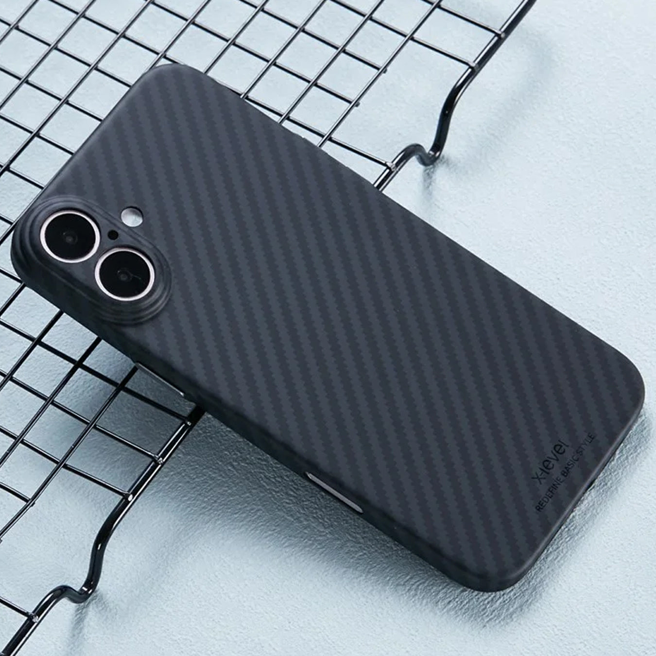 iphone 16 plus back cover carbon fiber case